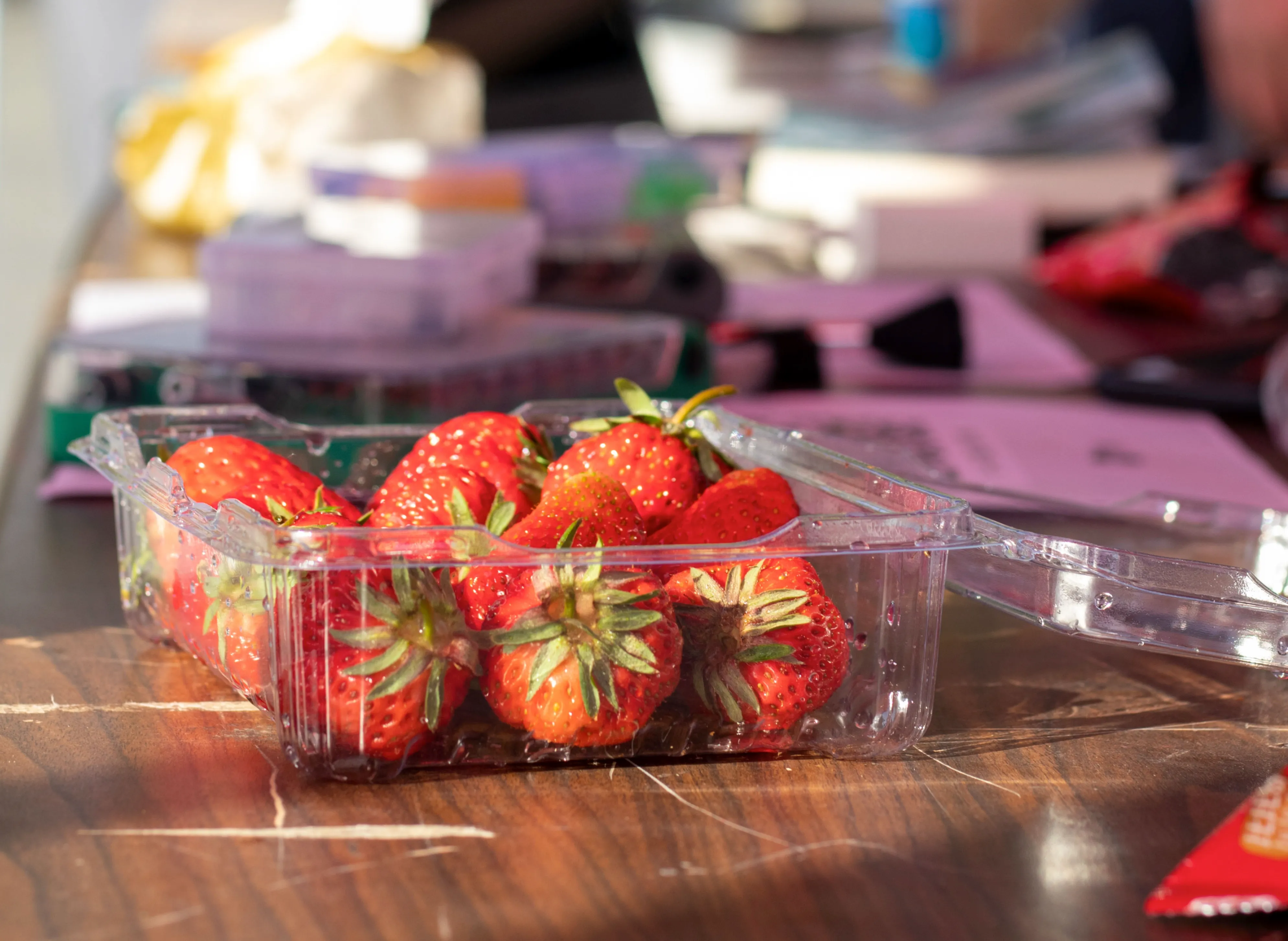 女同学送的草莓